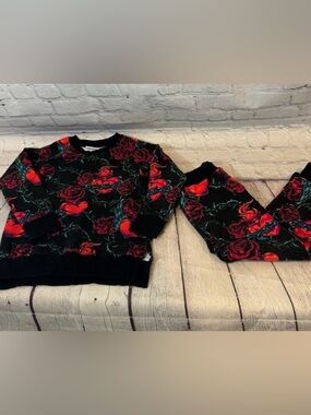 Bums and Roses Hearts and Thorns Valentine’s Jogger Set